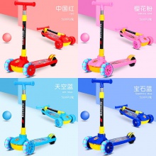 2-12岁三合一女孩可坐小孩可骑宝宝单脚男孩溜溜车儿童滑板车
