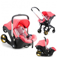 4合1宝宝推车可折叠可携带高景观双向婴儿推车