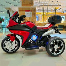 儿童可充电电动骑乘摩托车 儿童户外骑行电动摩托车