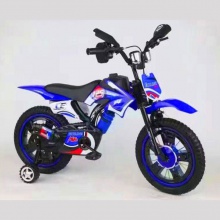 摩托儿童自行车12寸16寸宝宝脚踏车男孩女孩单车3/5/9/10岁童车