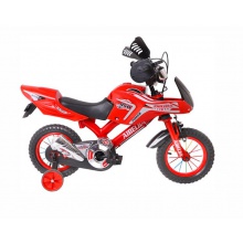 新款摩托式儿童自行车12 16寸越野款女童车 3-4-5-6岁小男孩单车