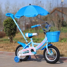 儿童自行车2-4岁12寸手推脚踏单车带推杆