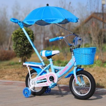 儿童自行车2-4岁12寸手推脚踏单车带推杆