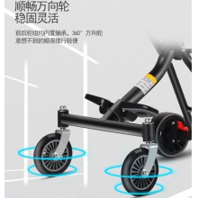 溜娃神器带娃出门遛娃神器婴儿手推车儿童三轮车1-3-6岁轻便折叠