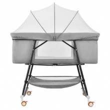 宝宝摇篮床欧式婴儿床折叠DUO功能新生儿儿童床可移动便携式婴儿床