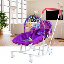 哄娃神器婴儿摇摇椅新生儿安抚椅可坐躺摇篮椅床哄婴幼儿睡觉推车