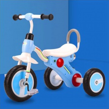 儿童三轮车宝宝脚踏车手推车带音乐灯光1-6岁幼童童车