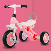 儿童三轮车宝宝脚踏车手推车带音乐灯光1-6岁幼童童车