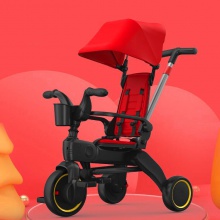 四合一儿童三轮车 折叠1-6岁宝宝三轮脚踏车小孩手推车自行童车