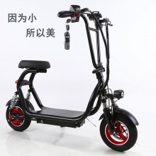 可折叠新款电动自行车双减震锂电池成人男女款滑板代步代驾车