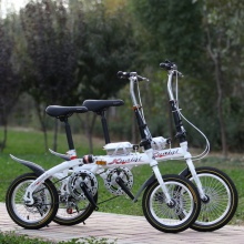 折叠儿童车 变速自行车厂家 山地折叠自行车 新款GAO档121416寸