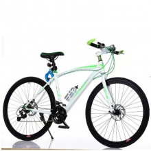 新款公路自行车 21速双碟刹赛车自行车 700C学生男女式公路车