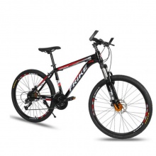 山地车26自行车碟刹赛车越野车学生车成人变速车减震碟刹车