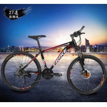 山地车26自行车碟刹赛车越野车学生车成人变速车减震碟刹车