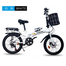 折叠自行车20寸变速碟刹减震超轻便携青少年男女式学生成人单车