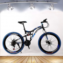 减震山地自行车26寸21速双碟刹学生骑行bicycle