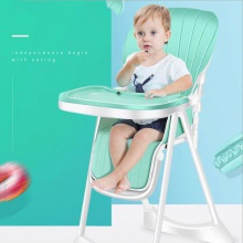 儿童折叠餐椅可调节 大号宝宝餐椅子吃饭座椅便携式婴幼儿餐椅