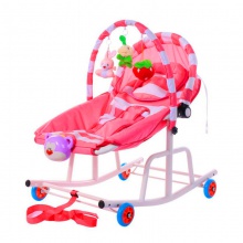 婴儿摇椅安抚椅 多功能摇床哄娃神器 可推拉移动 婴儿车