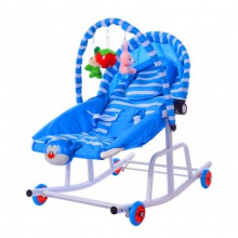 婴儿摇椅安抚椅 多功能摇床哄娃神器 可推拉移动 婴儿车