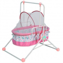 婴儿摇篮床可折叠摇摇床多功能宝宝安抚床椅哄娃神器带蚊帐小摇床