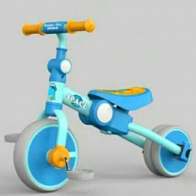 平衡车儿童三轮自行车男女孩滑行车宝宝2-5岁脚踏可拆卸