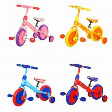 平衡车儿童三轮自行车男女孩滑行车宝宝2-5岁脚踏可拆卸