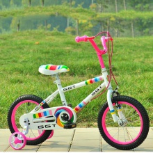 彩色儿童自行车新款12寸14寸16寸14寸男女童车1-3岁