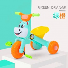 儿童三轮车防侧翻可折叠带车斗宝宝脚踏车1-4岁脚蹬带音乐自行车