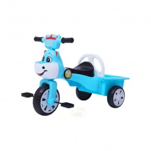 儿童三轮车防侧翻可折叠带车斗宝宝脚踏车1-4岁脚蹬带音乐自行车