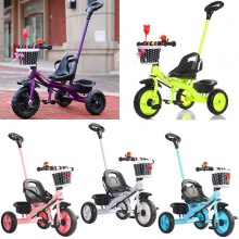 儿童三轮车脚踏车男女宝宝婴儿手推车1-3-5岁小孩玩具童车