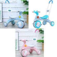 带音乐脚踏车1-3-6岁宝宝手推车轻便脚蹬车小孩自行车儿童三轮车