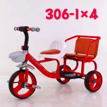 小孩三轮车自行车儿童三轮车脚踏表演车双人儿童三轮车