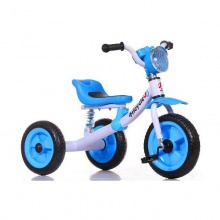 儿童三轮车脚踏车带减震音乐闪灯小孩脚踏三轮童车自行车