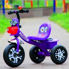 新款儿童三轮车1-3-6岁宝宝礼物三轮自行车小孩脚踏车童车带音乐