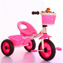 新款儿童三轮车 手推脚踏儿童三轮车礼品赠品三轮车自行车
