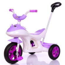 儿童三轮车小孩脚踏车1-3岁手推车宝宝脚踏车外贸可推行