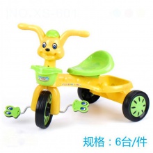儿童塑料音乐三轮车宝宝卡通蚂蚁车幼儿脚踏车小童车