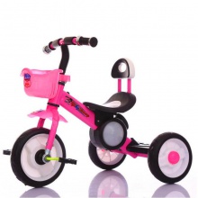 新款儿童闪光脚踏车 宝宝三轮车 闪光炫酷 童车批发