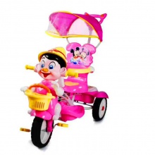 新款推把儿童三轮车手推车脚踏车自行车 童车厂