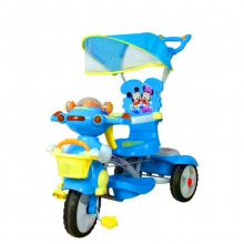 新款推把儿童三轮车手推车脚踏车自行车 童车厂