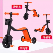 新款 儿童滑板车 三合一米高车 多功能三轮车 儿童平衡车