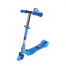 折叠小孩踏板车 闪光脚踏滑板车 三轮摇摆滑轮车