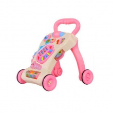 宝宝学步手推车 婴儿防侧翻多功能带音乐推车学站立 婴儿助步车