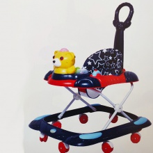 宝宝婴儿学步车6-18个月防侧翻手推可坐折叠多功能孩子学步车