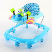 婴儿童学步车6/7-18个月宝宝多功能防侧翻可折叠带音乐学步车