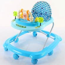婴儿童学步车6/7-18个月宝宝多功能防侧翻可折叠带音乐学步车