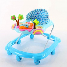 婴儿童学步车6/7-18个月宝宝多功能防侧翻可折叠带音乐学步车