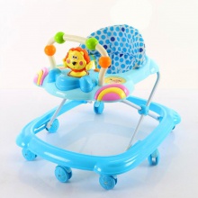 婴儿童学步车6/7-18个月宝宝多功能防侧翻可折叠带音乐学步车