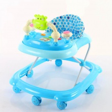 婴儿童学步车6/7-18个月宝宝多功能防侧翻可折叠带音乐学步车