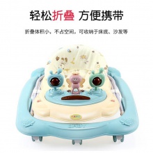 学步车防o型腿婴儿多功能防侧翻手推车宝宝可坐可推学行车起步车